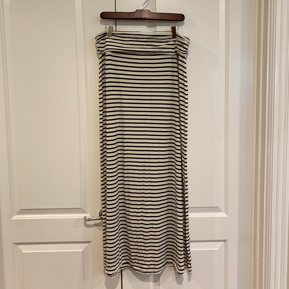 J. Crew Striped Maxi Skirt